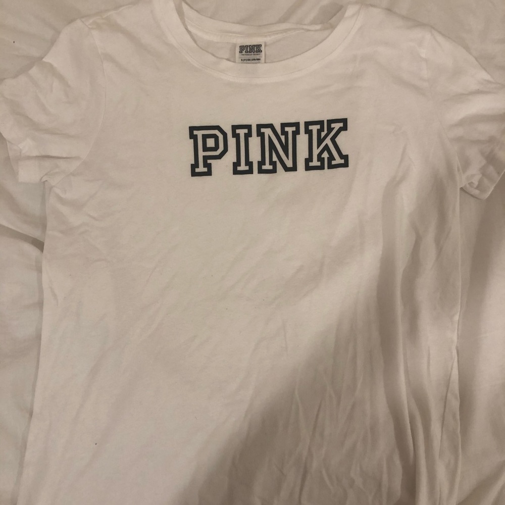 PINK white T-Shirt